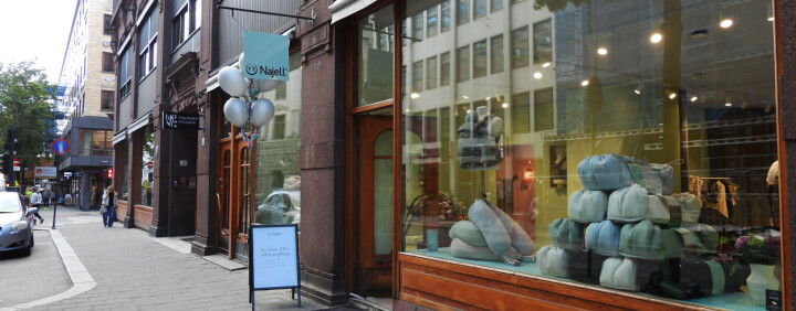 Najell åpnet butikk i Oslo