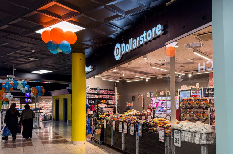 Norgesgruppen legger ned Dollarstore Dollarstore-butikk på kjøpesenter.