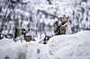 norske soldater som deltar i militærøvelsen Nordic Response.