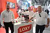 Petter, Fredrik og Stig Nordli på standen til Loxy på Techtextil