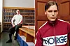 menn ikledd supporterklær