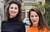 Elena Ferrero (til venstre) og Sara Secondo