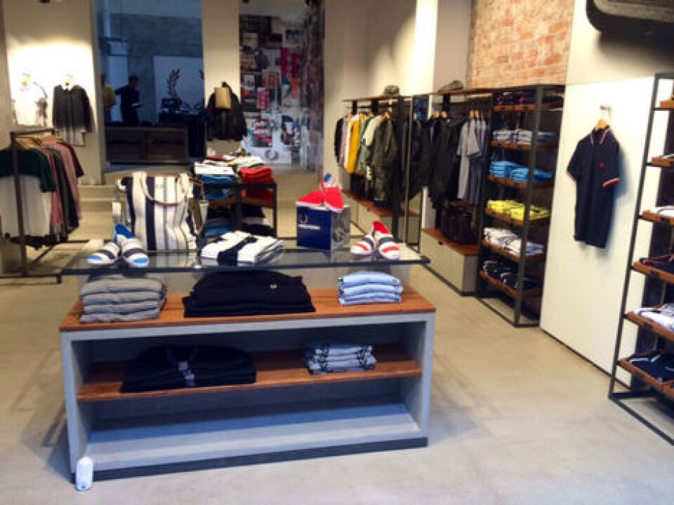 Fred Perry-butikk i Oslo