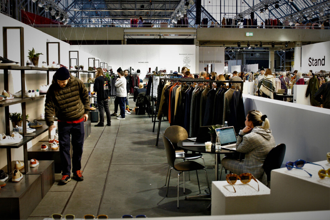 Blender-standen dekket et stort område i senterhallen i Bella Center Blender-standen dekket et stort område i senterhallen i Bella Center