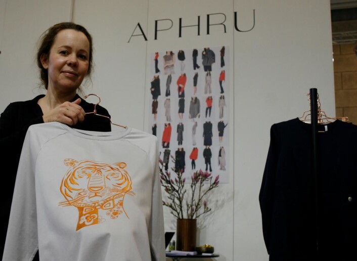 Anita Godell med tigergenseren (Foto: Ove Hansrud) Anita Godell med tigergenseren (Foto: Ove Hansrud)