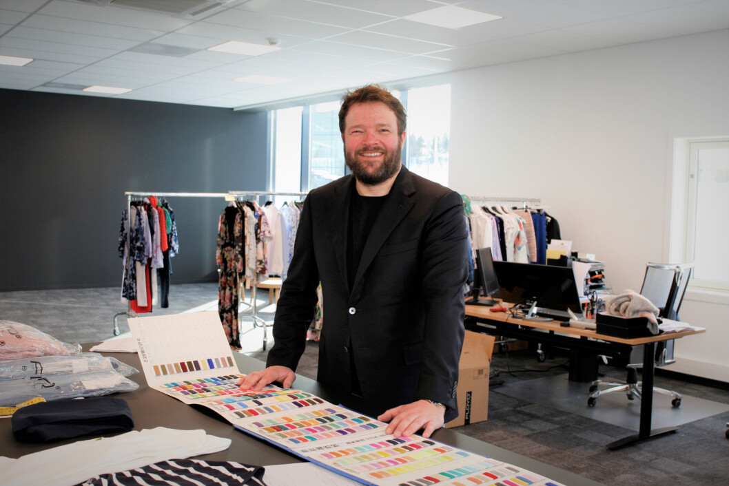 Tommy Smith i den nye designavdelingen Tommy Smith i den nye designavdelingen