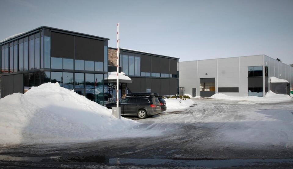 Hovedkvarteret i Holmestrand er utvidet til 4000 kvadratmeter lager og administrasjonslokaler.