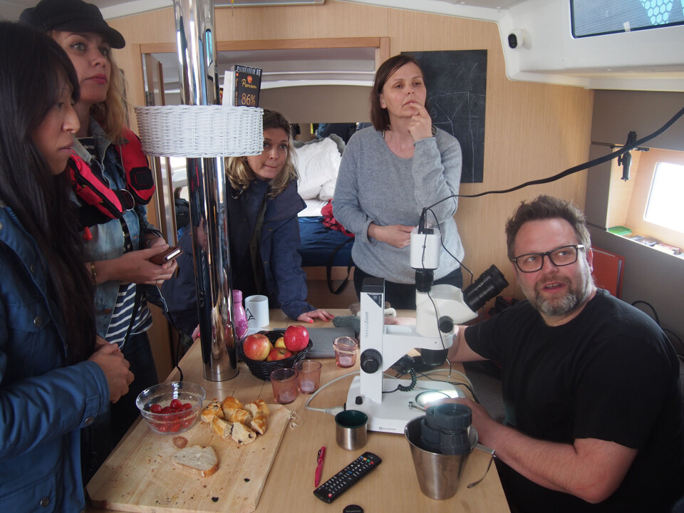 Rolf-Ørjan Høgset sammen med designerne Dyveke Cappelen Beugnet (Lilli & Leopold),Karoline Hestnes (Abareness), Anne-Cecilie Rinde (Vera & William) og Malin Håvarstein Nilsen (Håvarstein)