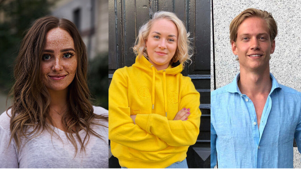 3 nye ansikter hos 4Knits. Fra venstre Julianne Hartmann Boysen, Marte Kvilhaug Stalsberg og Simen Strand Michelsen. 3 nye ansikter hos 4Knits. Fra venstre Julianne Hartmann Boysen, Marte Kvilhaug Stalsberg og Simen Strand Michelsen.
