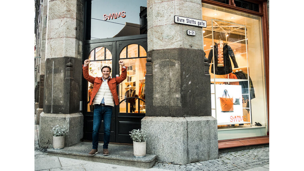 Alexander Eskeland er stolt av den nye butikken på hjørnet Prinsens gate og Øvre Slottsgate i Oslo. Alexander Eskeland er stolt av den nye butikken på hjørnet Prinsens gate og Øvre Slottsgate i Oslo.