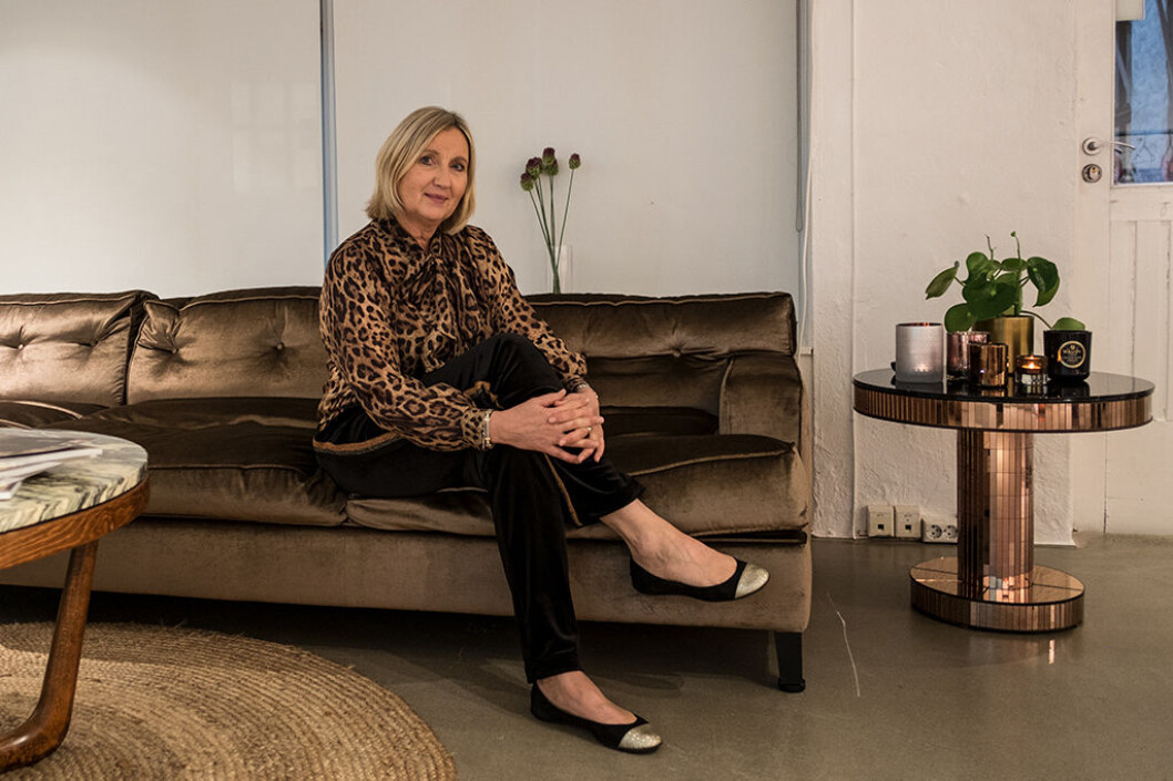 Mette Katrine Kaldhussæter har jobbet som designer i 27 år, men hadde sitt første presseevent denne uken. Mette Katrine Kaldhussæter har jobbet som designer i 27 år, men hadde sitt første presseevent denne uken.