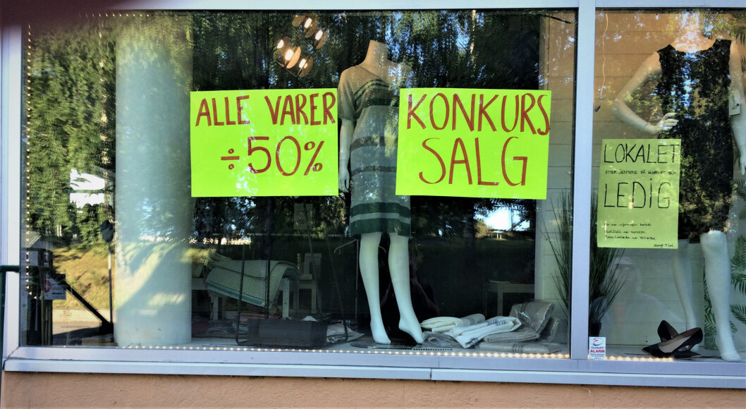 Mange butikker har endt opp slik det siste året. (Illfoto: Ove Hansrud) Mange butikker har endt opp slik det siste året. (Illfoto: Ove Hansrud)