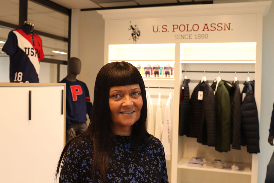 Tine Frivåg-Hansen med deler av U.S. Polo Assn.-kolleksjonen Tine Frivåg-Hansen med deler av U.S. Polo Assn.-kolleksjonen
