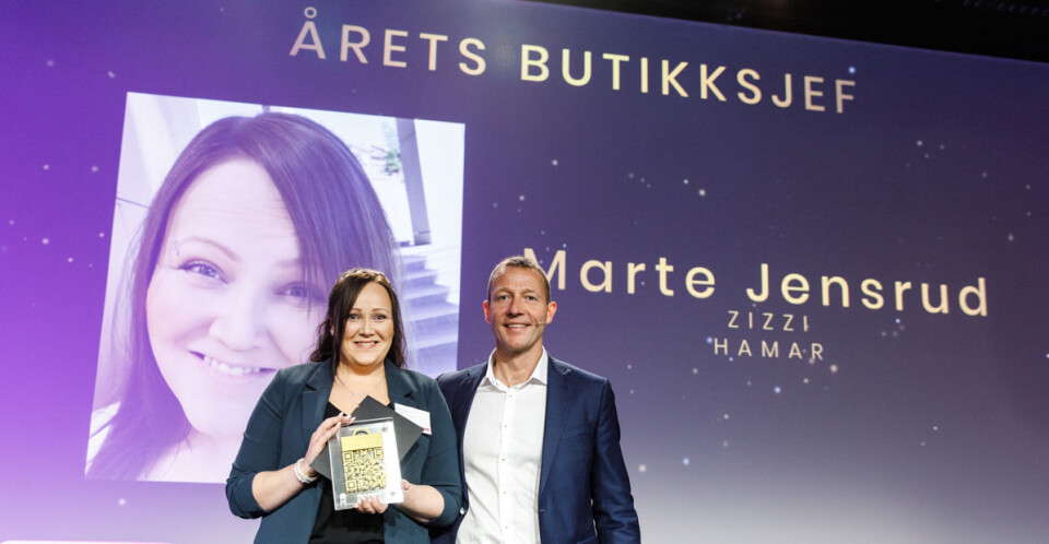 Årets butikksjef: Marte Jensrud og Harald Jachwitz Andersen fra Virke. (Foto: Kilian Munch)