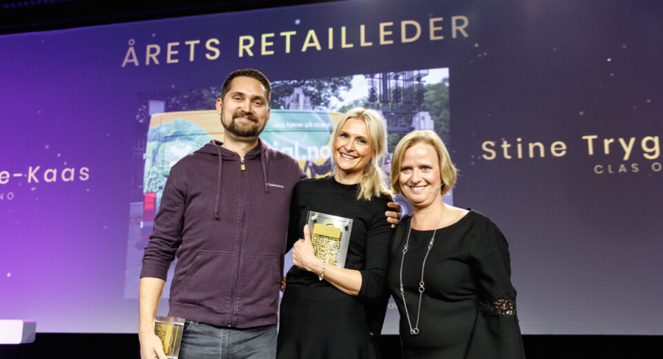 Årets retailledere: Karl Munthe-Kaas, Stine Trygg- Hauger og Grete Lekven fra DNB. (Foto: Kilian Munch)