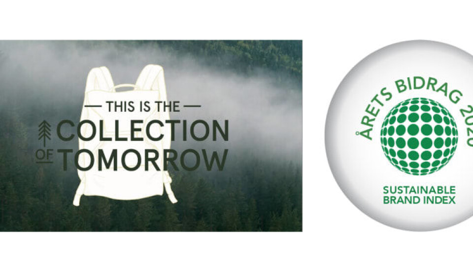 Bergans er vinner av 'Årets bidrag' med The collection of tomorrow