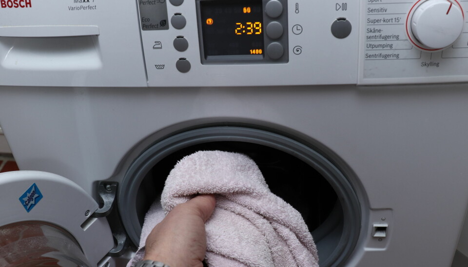 Vask klærne på minst 60 grader hvis det er mulig