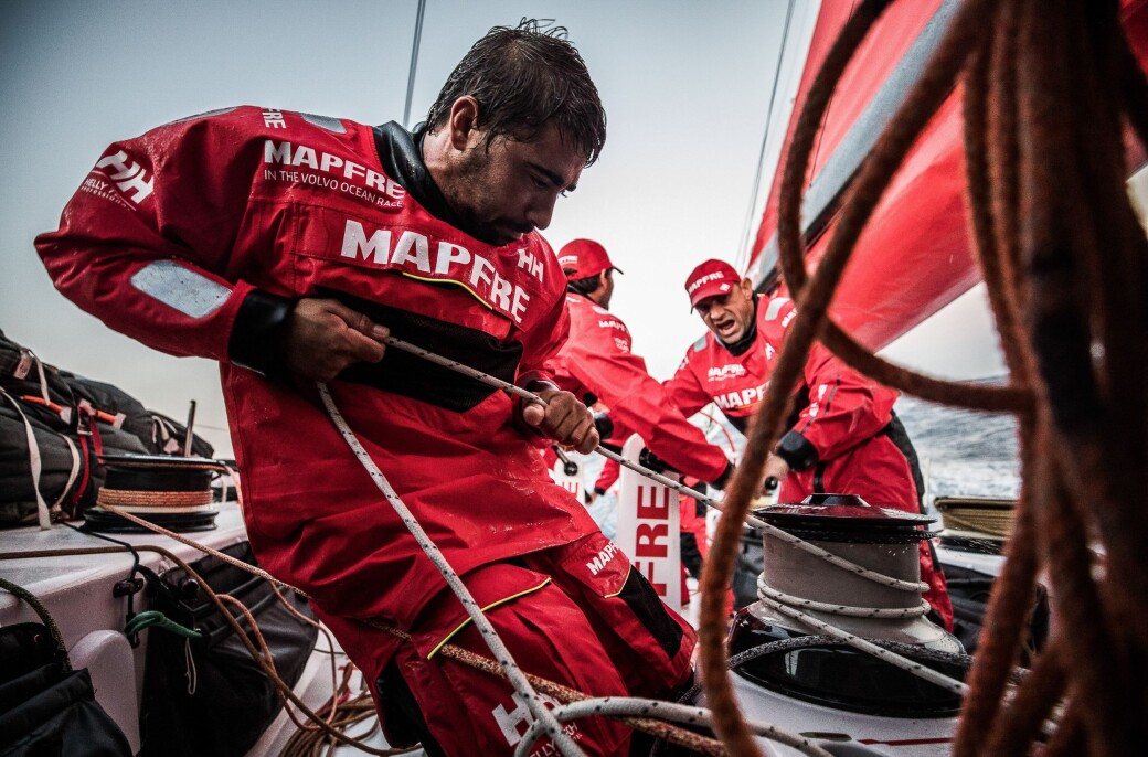 Helly Hansen utstyrte Team MAPFRE i 2017-18 utgaven av regattaen
©Jen Edney/Volvo AB Helly Hansen utstyrte Team MAPFRE i 2017-18 utgaven av regattaen
©Jen Edney/Volvo AB