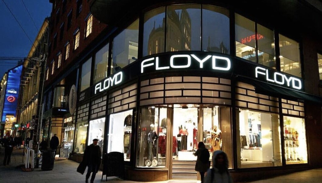 Butikken i Grensen er Floyds flaggskip. Nå kommer det fem nye Floyd-butikker Butikken i Grensen er Floyds flaggskip. Nå kommer det fem nye Floyd-butikker
