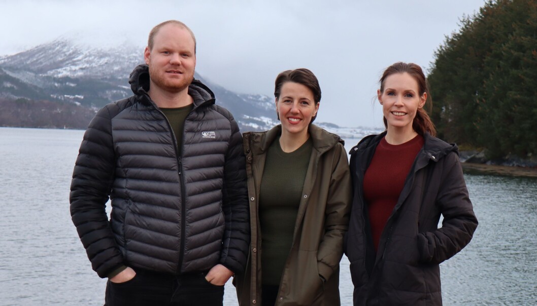 Markedsteamet gjorde helomvending og skapte nettsuksess av avlyst høstfest. F.v. Frank Skjelland, Solveig Råmkes, Cathrine Sæternes Markedsteamet gjorde helomvending og skapte nettsuksess av avlyst høstfest. F.v. Frank Skjelland, Solveig Råmkes, Cathrine Sæternes