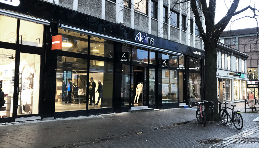 Ny Bergans-butikk i Nordre gate, midt i Trondheim sentrum Ny Bergans-butikk i Nordre gate, midt i Trondheim sentrum