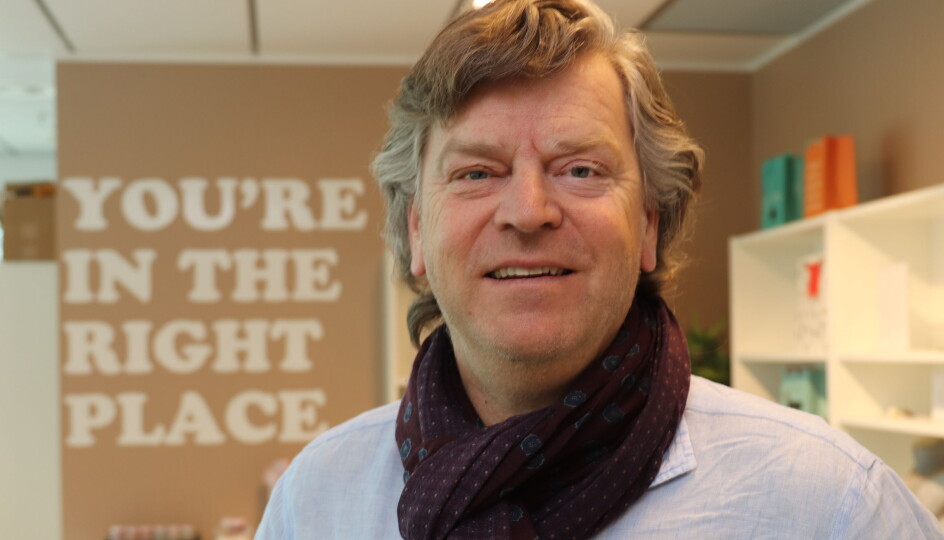 Henning Hexeberg er ikke i tvil om at han 'in the right place' på Fornebu
