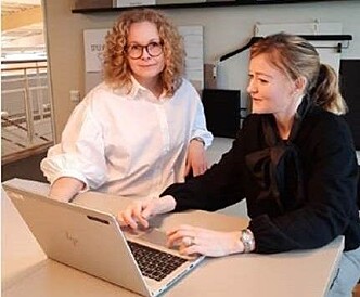 KappAhls vd Elisabeth Peregi og bærekraftsjef Sandra Roos, på KappAhls hovedkontor i Mölndal, Sverige. KappAhls vd Elisabeth Peregi og bærekraftsjef Sandra Roos, på KappAhls hovedkontor i Mölndal, Sverige.