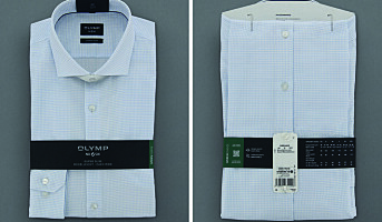 Miljøvennlig skjorte-emballasje fra Olymp