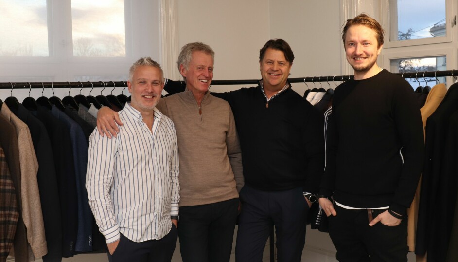 Gode samarbeidspartnere: Fra venstre André Kristiansen, Roar Bredholt, Martin Aatangen og Kent Vingelsgaard