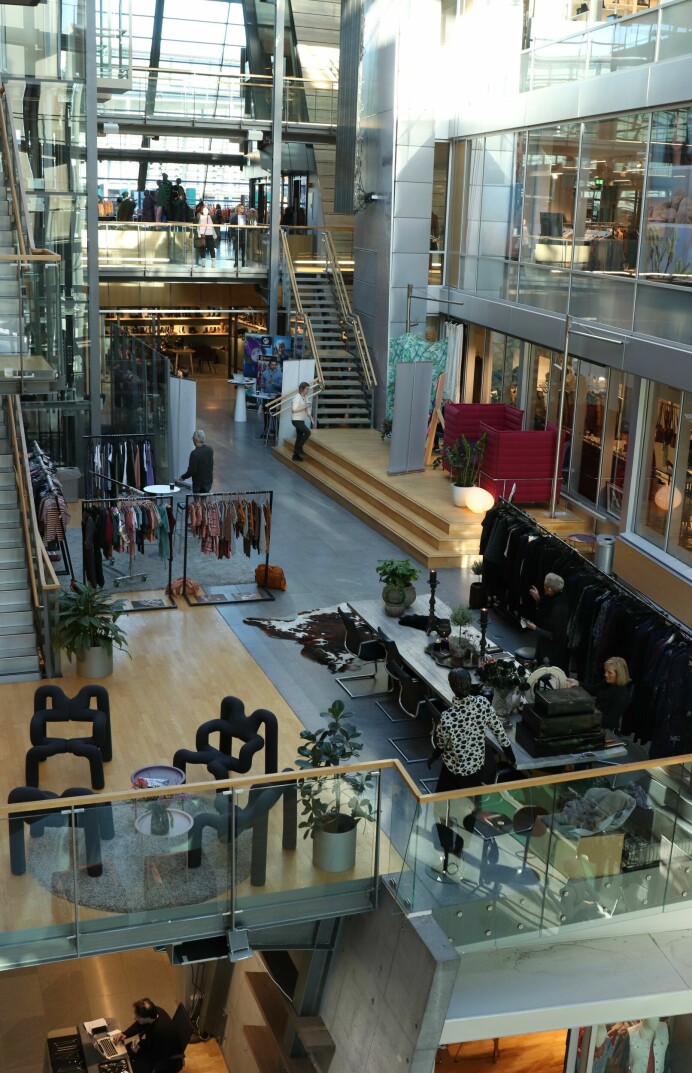 Pop up i tre etasjer i Norwegian Fashion Center
