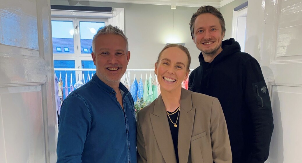 Trioen som utgjør KV Agency. Fra venstre André Kristiansen, Ida Skogman og Kent Vingelsgaard