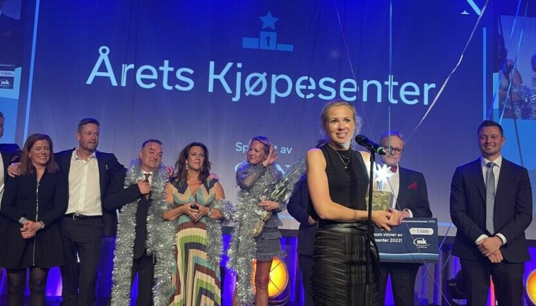 I skarp konkurranse med Lagunen og Oasen vant CC Vest Årets kjøpesenter på Kjøpesenterkonferansen 2022.
