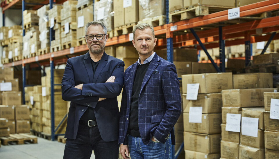 Søren Lauridsen (tv) og Heine Østergaard (th) er begge stolte av den nye lisensavtalen og ser på den som en styrking av Startex sin forretningsstrategi (Foto: Startex)