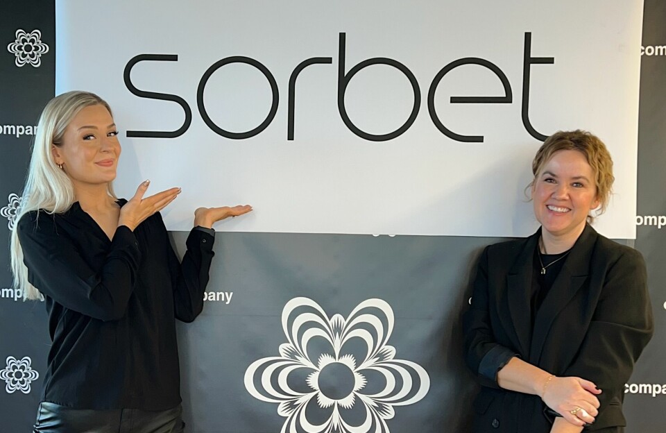 Lene Nykmark (t.v.) og Marita Bratset blir Sorbets salgsteam i Norge