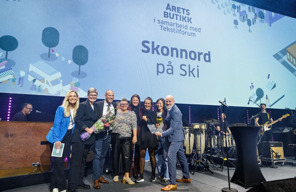 Skonnord ble kåret til årets butikk i tekstilbransjen på Handelskonferansen til Virke i fjor. Bilde av Skonnord på Ski som ble kåret til årets butikk 2022